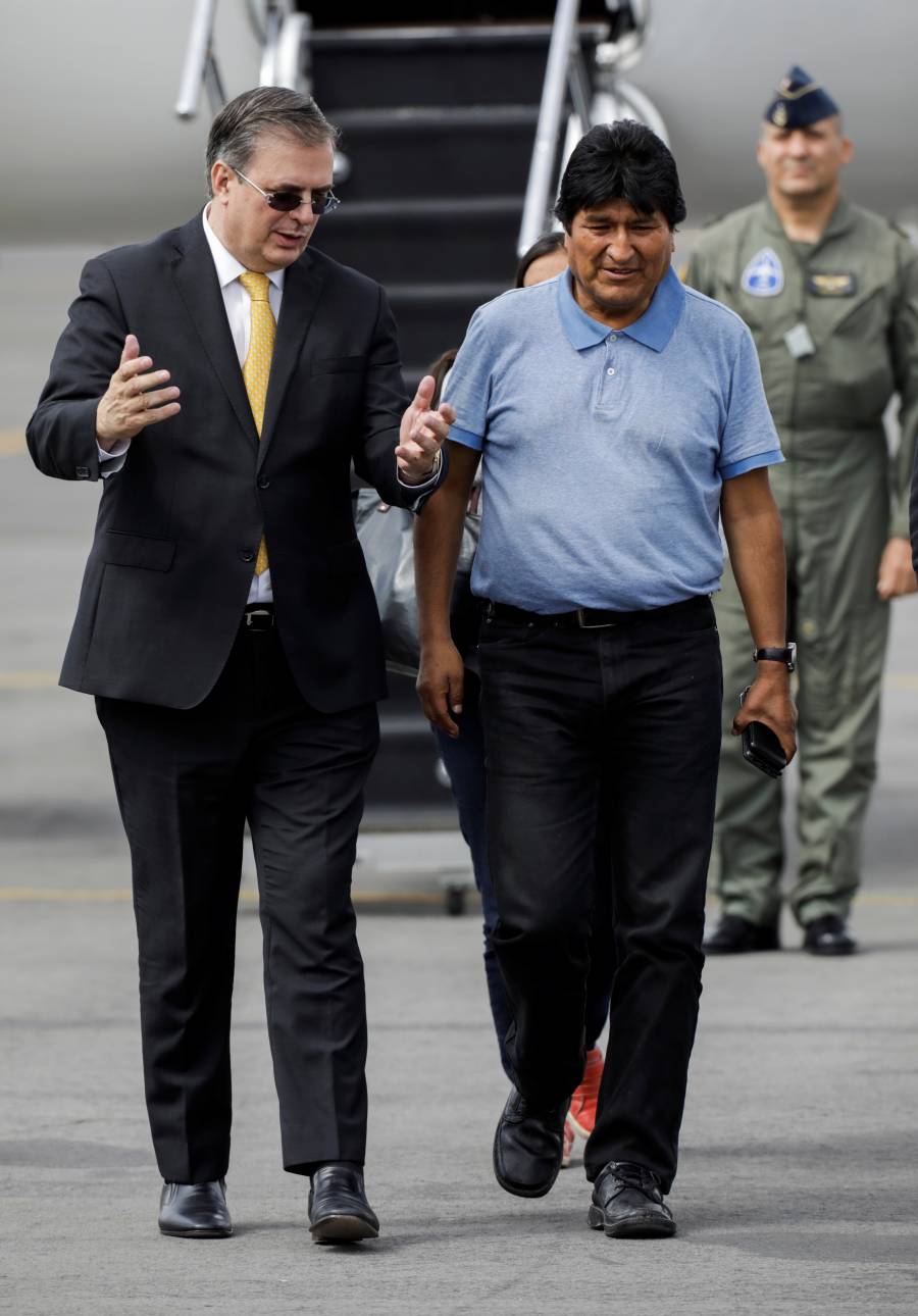 En México, Evo Morales gozará de protección a su vida: Ebrard -  ContraRéplica - Noticias