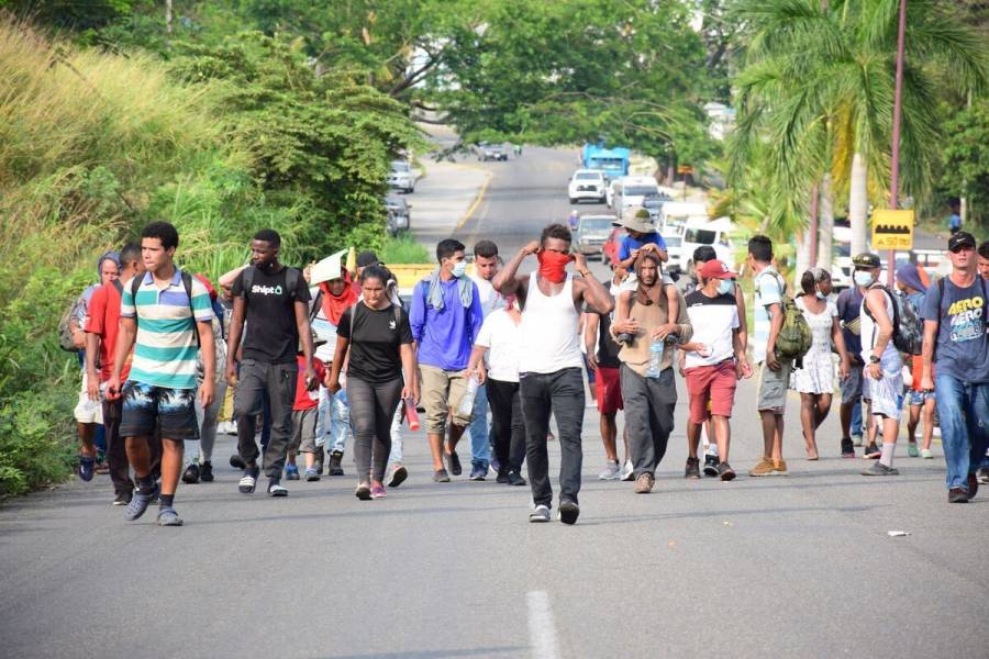 Nueva caravana migrante sale de Tapachula Chiapas ContraR plica