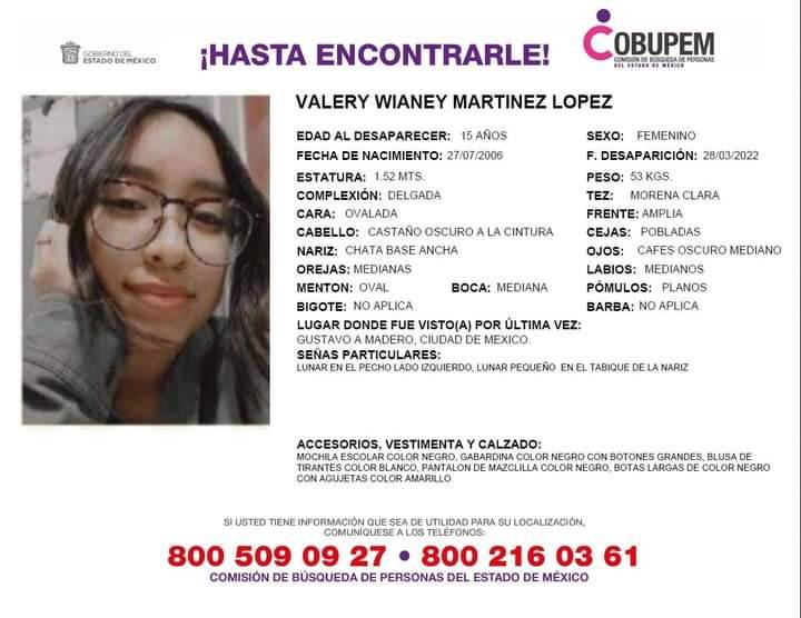 Localizan Con Vida A Valery Wianey En Hidalgo Es Estudiante Del IPN