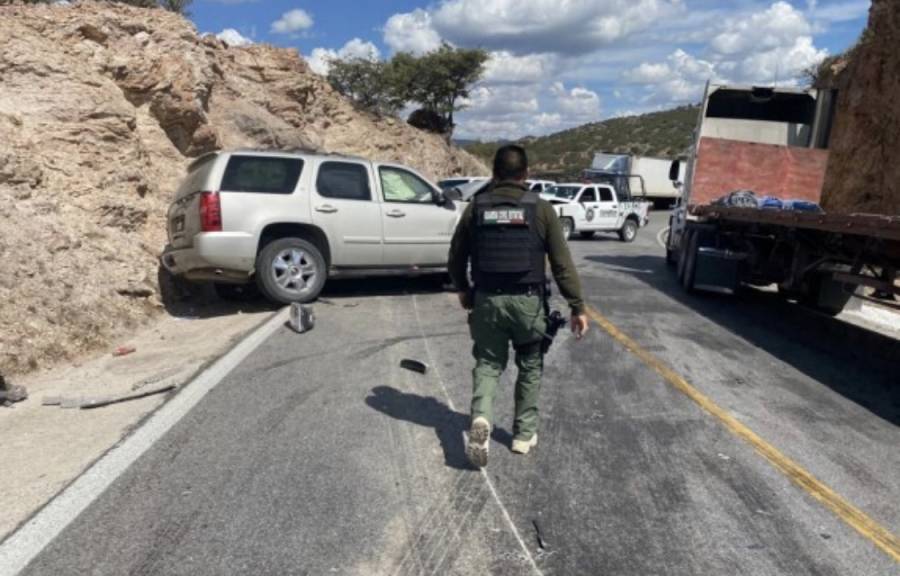 Guardia Civil De Slp Detiene A Sujetos Con Armas De Fuego Y Camioneta