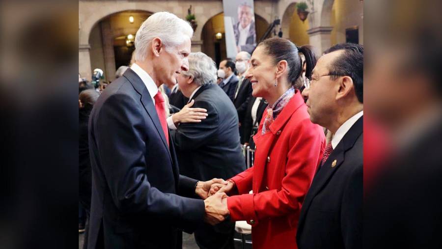 Elogia Del Mazo A Sheinbaum Y AMLO Durante Su Quinto Informe ...