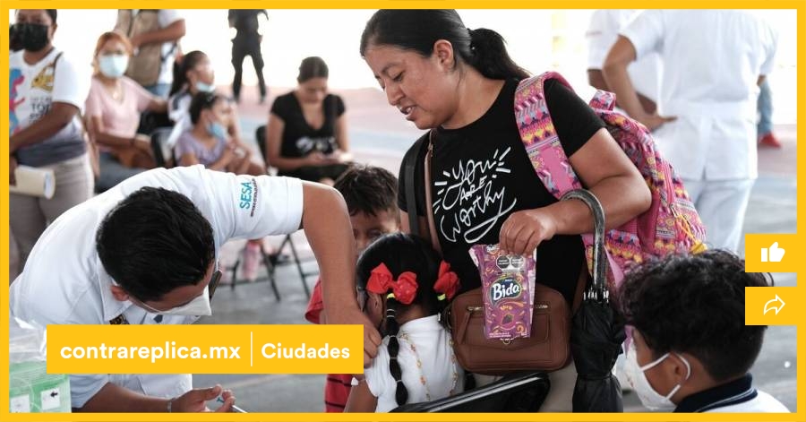 Covid-19 vaccination advances for children aged 5 to 11 in CDMX – ContraRéplica