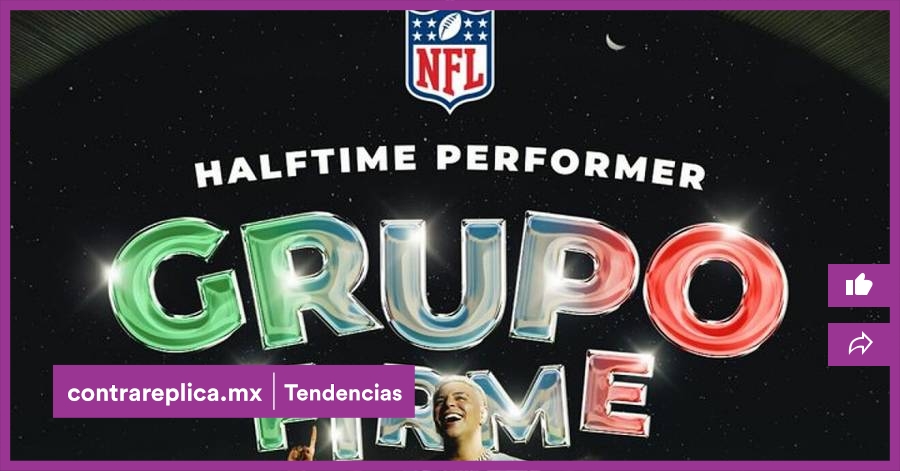 Grupo Firme tocará en medio tiempo del partido 49ers vs Cardinals