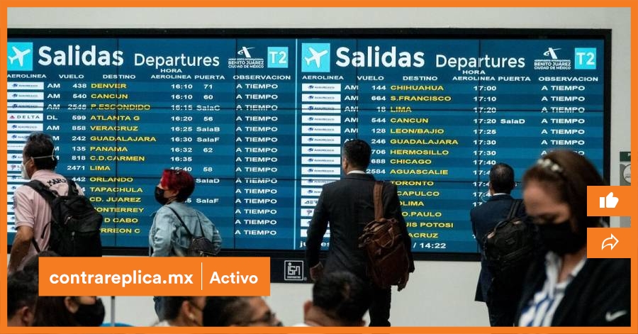 Suman 87 Millones De Pasajeros Transportados Vía Aérea De Enero A Octubre Contraréplica Noticias 1621