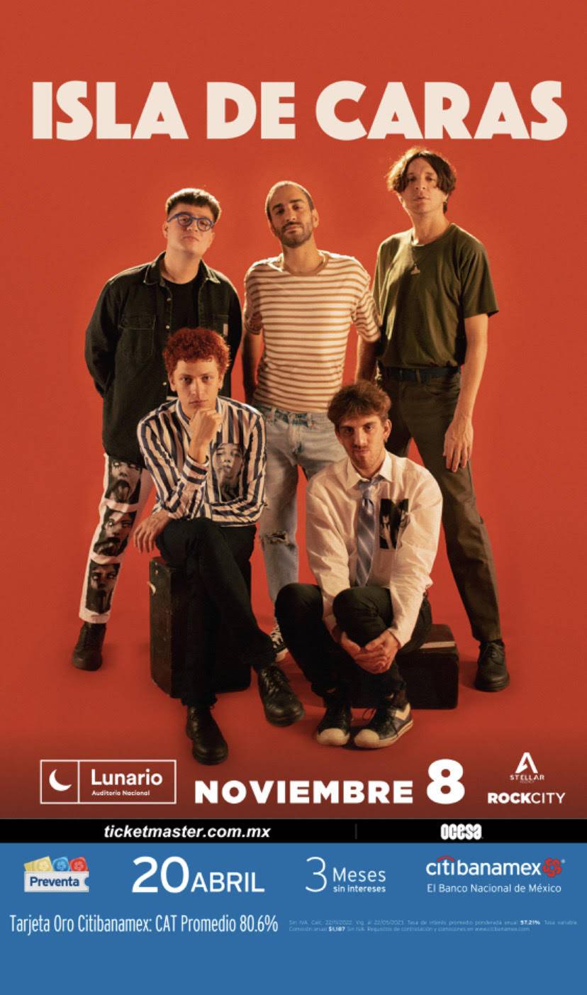 Isla de Caras llegará desde Argentina para ofrecer nuevo concierto