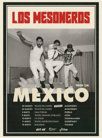 LOS MESONEROS Anuncian serie de conciertos por México