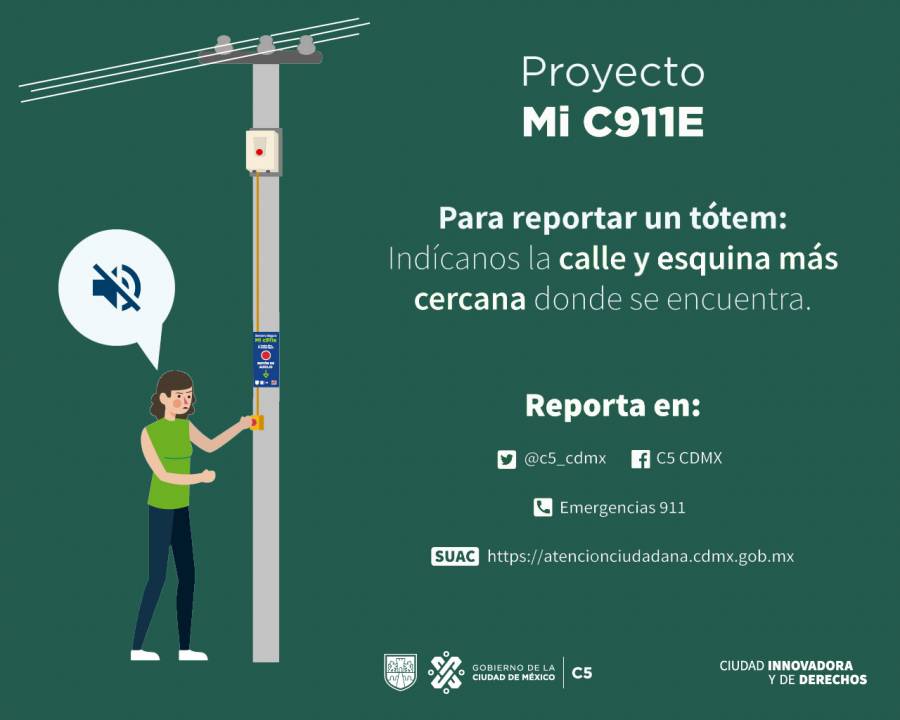 Más de 750 veces al día se activan botones de pánico en CDMX