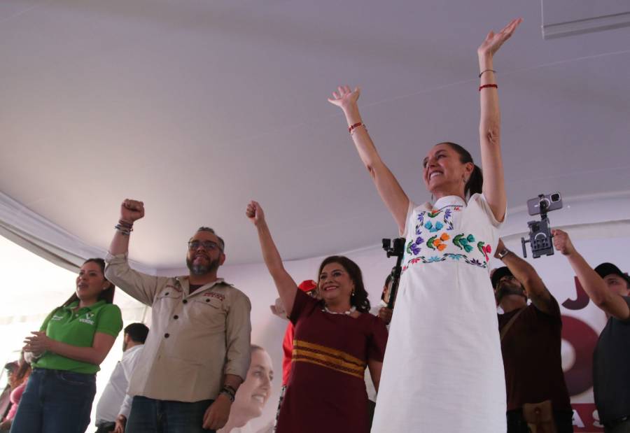 Clara Brugada y Claudia Sheinbaum cerrarán campaña en el Zócalo de la CDMX