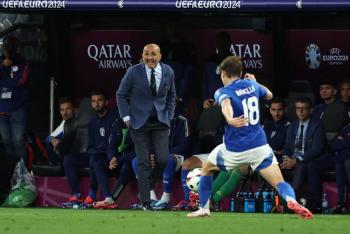 El joven Calafiori titular en la defensa de Italia contra Albania
