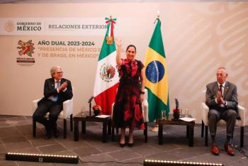 La SRE conmemora el 190 aniversario de relaciones diplomáticas entre México y Brasil