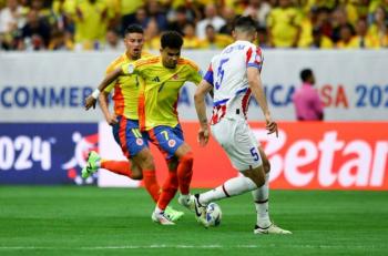 Colombia lidera en solitario un Grupo D en el que Brasil no pudo con Costa Rica