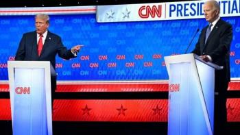 Biden y Trump se enfrentan en debate presidencial