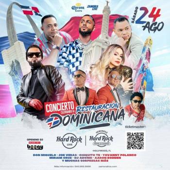 Super estrellas animarán el concierto Celebrando la Restauración Dominicana