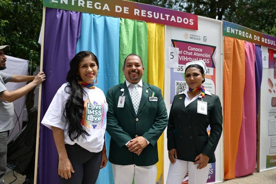 Marcha LGBT: Aplica IMSS 803 pruebas gratuitas de VIH y Hepatitis C