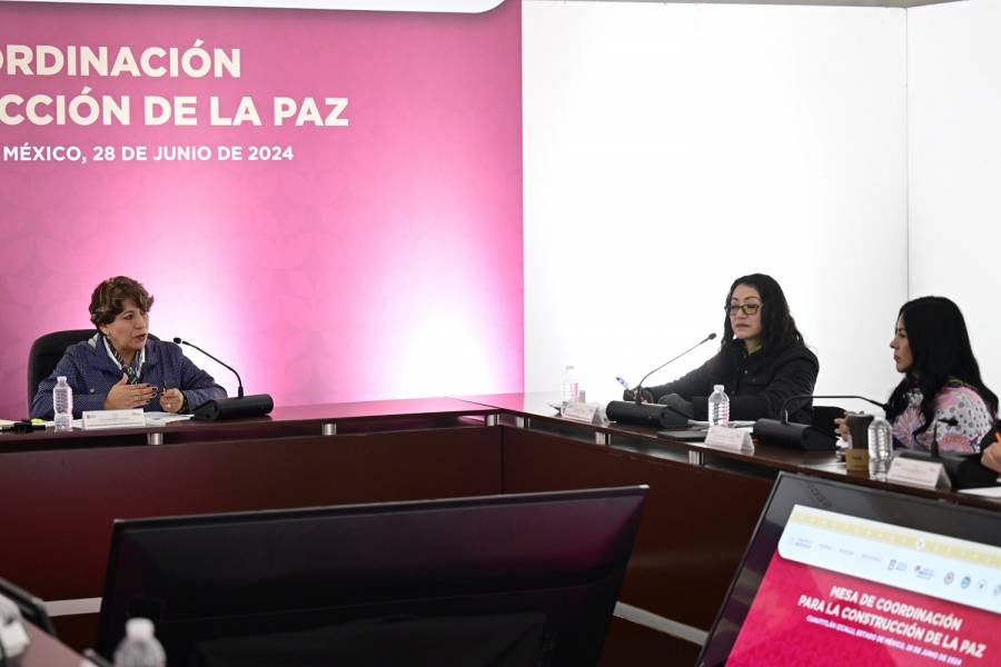 Delitos de alto impacto disminuyen 10% en Cuautitlán Izcalli; Delfina Gómez Álvarez instala Mesa de Coordinación para la Paz en este municipio