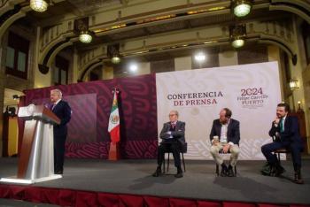 López Obrador dice que no tiene sentido que digan que Sheinbaum debe “pintar su raya” con él