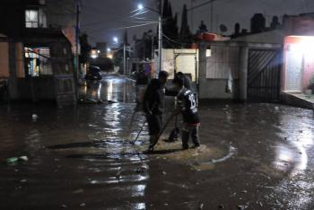 Lluvias vuelven a dejar severas inundaciones en varios municipios del Edomex