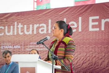 Aleida Alavez inaugura Feria Multicultural del Empleo en Iztapalapa para impulsar la inclusión laboral